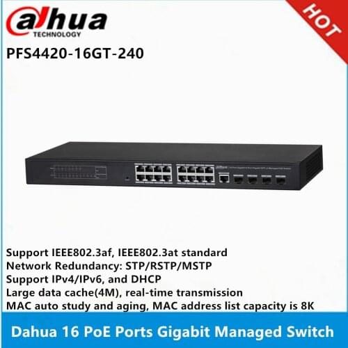24 Gigabit POE ports +2 Gigabit UP-Link Port PoE Network Switch Hub Power Over Ethernet PoE power For IP Camera System