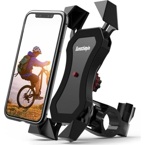 Motorcycle Mobile Phone Holder Mount Support With USB Fast 2.1A Charger 360 Degree Rotation for Moto 4-6 inch for Huawei Xiaomi