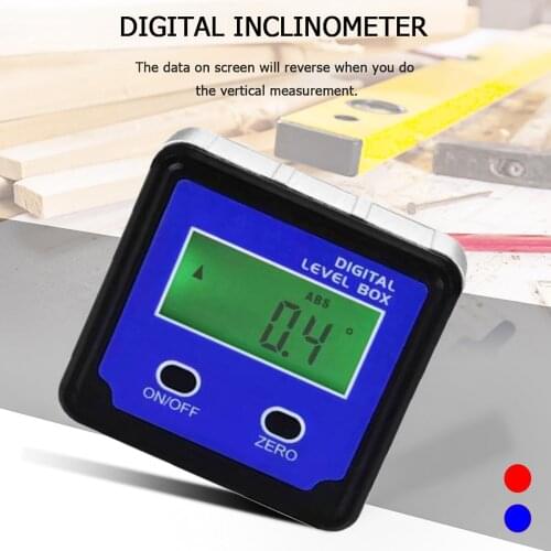 Dreamburgh Precision Digital Inclinometer Spirit Level Box Protractor Angle Finder Gauge Meter Bevel Measuring Tools with Magnet