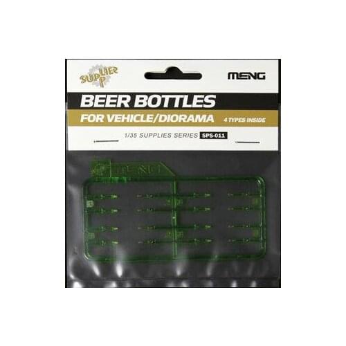 MENG MODEL 1/35 SCALE military models #SPS-011 BEER BOTTLES FOR VEHICLE/DIORAMA Model kit