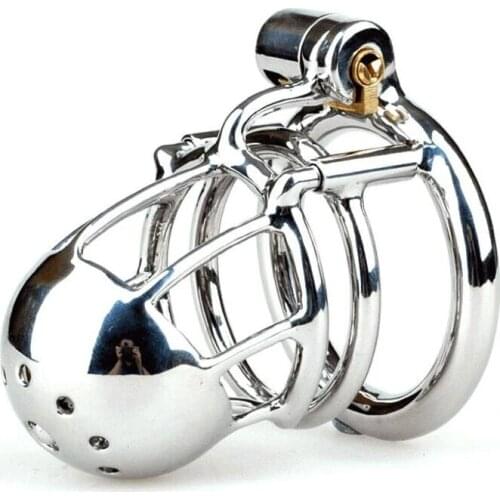 Stainless Steel Cock Cages Male Chastity Device With Stealth Lock Belt Penis Rings Adult Games For Man
