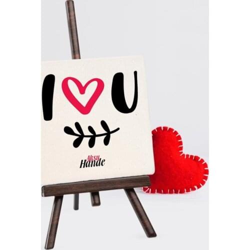 Personalized Love You Şovaleli Natural Stone-3