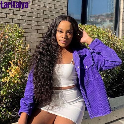 Peruvian Deep Wave Bundles With Frontal 100% Human Hair 2/3 Bundles With Closure 4x4 13x4 Transparent Lace Frontal With Bundles