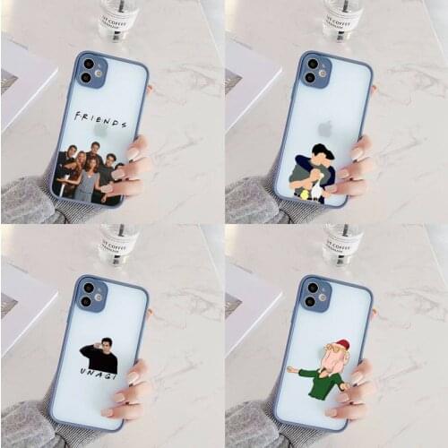 Friends TV Show Central Perk Camera Protection Phone Case For iPhone 12 11 Pro XS Max XR X 8 7 Plus Translucent Matte Cover