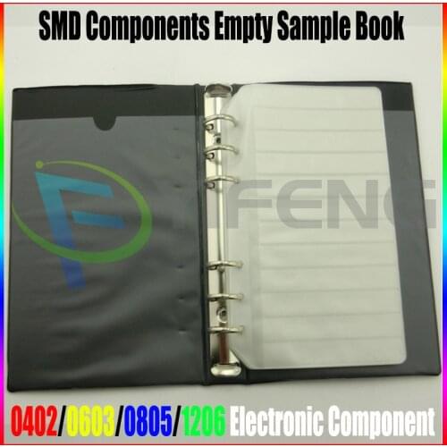 SMD Resistor Capacitor Assortment Electronic Components Sample Book 20 Pages Using
