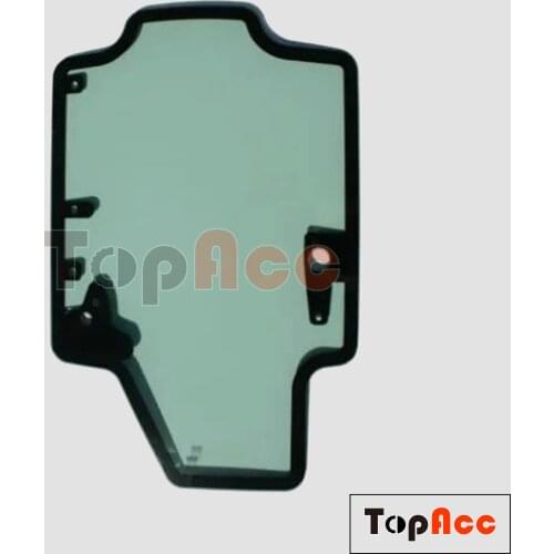 Front Door Glass 84344565 For New Holland L213 L225 C232 After 2013 Case 420HD (8 Holes) Cab Glass - Door Tinted Compatible