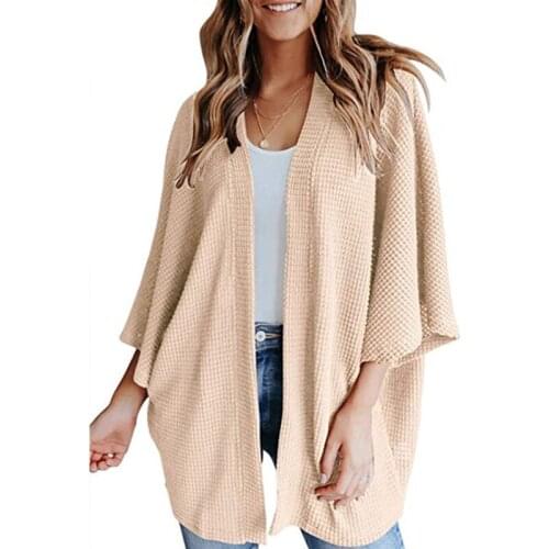 Spring Autumn Long Cardigan Female Casual Coat Sweater Knitted All-Match Women Jacket Tops Bat Long Sleeve Multicolor Fashion