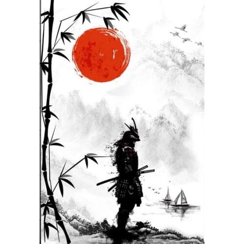 Japan Samurai Art Film Print Silk Poster Home Wall Decor 24x36inch