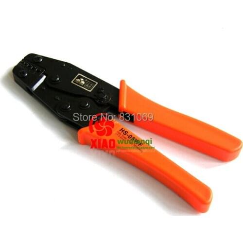 1Pcs HS-05WF 0.5-6.0mm2 AWG 20-10 Ratchet Crimping Plier(European Style) For Insulated and Non-Insulated Ferrules Brand New