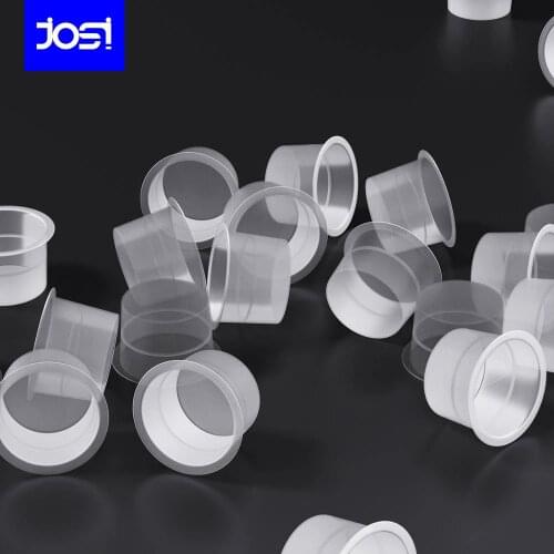 1000PCS JOSI Disposable Tattoo Caps Cups Inks Tattoo Plastic Permanent Makeup Pigment Ink Caps Cups Accessory for Tattoo Machine