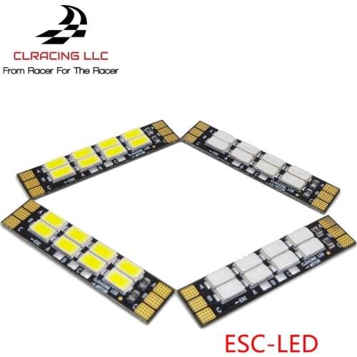 4pcs/lot 5730 FPV LED CL_Racing LLC Built-in Serial 8pcs LED Support 3S-6S lipo Drone LED Racewire w Build in LED 2835