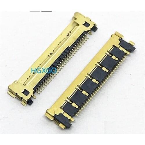 50 Pieces Golden LCD LED LVDS Cable Connector 30pin For MacBook Air A1369 A1370 A1425 A1398 A1502 A1465 A1466 EDP CONNECTOR