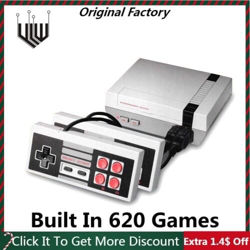 Built-In 620 Games Mini TV Game Console 8Bit Retro Classic Handheld Game Player Christmas gift AV Output Video Game Console