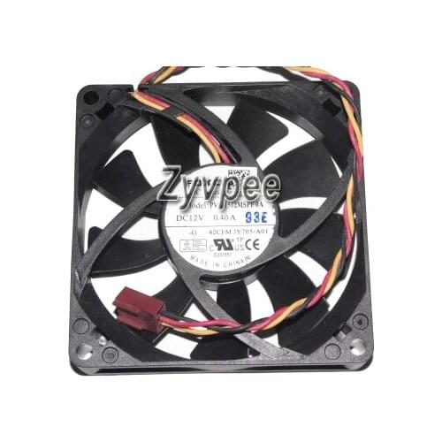 80x80x15mm PV801512MSPF 0A 12V 0.4A 3Wires JY705-A01 Cooling Fan JY705
