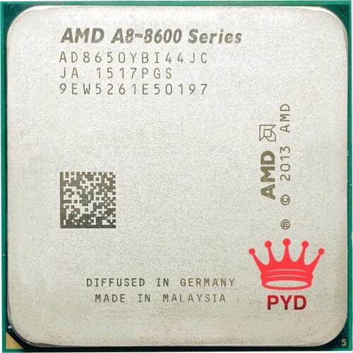 AMD A8-Series A8-8650 A8 8650 3.2 GHz Quad-Core CPU Processor AD8650YBI44JC Socket FM2