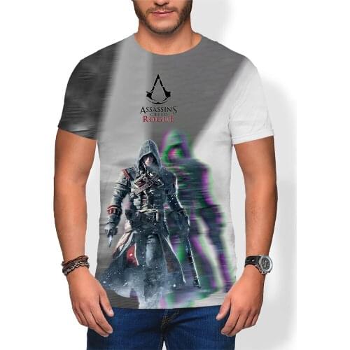 Assassins Creed Child Kids Boys Sports Tee Short t-shirt print Anime clothes t shirt for men gym clothing tops Womens t-shirts