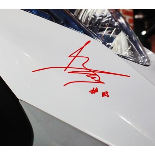 Car Styling and Decals Motorcycle Locomotive GP Rider Signature ant X14 Autograph Decorate Racing Sticker