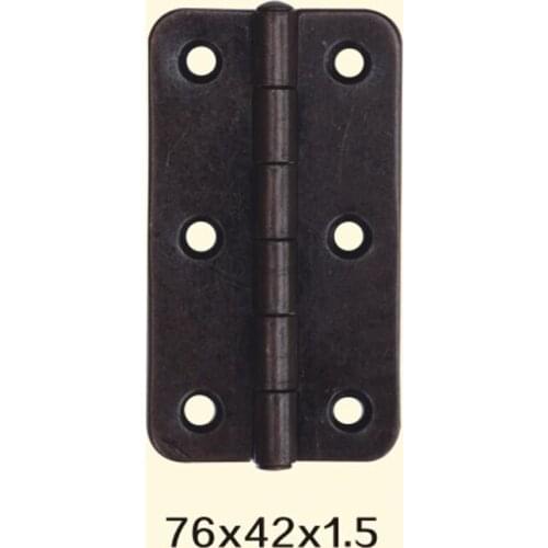 Freeshipping 76*42*1.5mm Iron Metal Hinge Sewing Machine Folding Table Furniture Flip Tray Hinges Big Door Hinges