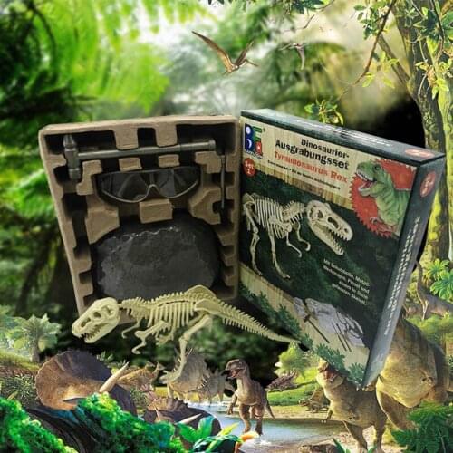 Childrens Assembled Educational Toy Creative Dinosaur Fossil Archaeological Excavations Tyrannosaurus Rex Figure Animal Model