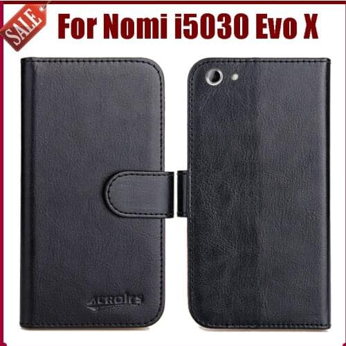 Hot Sale! Nomi i5030 Evo X Case New Arrival 6 Colors High Quality Flip Leather Protective Cover For Nomi i5030 Evo X Case