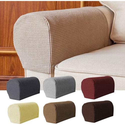 Arm Rest Covers Sofa Set of 2 Stretch Armchair Cover Non-Slip Furniture Protector Slipcovers for Chair Sofa Couches Recliner