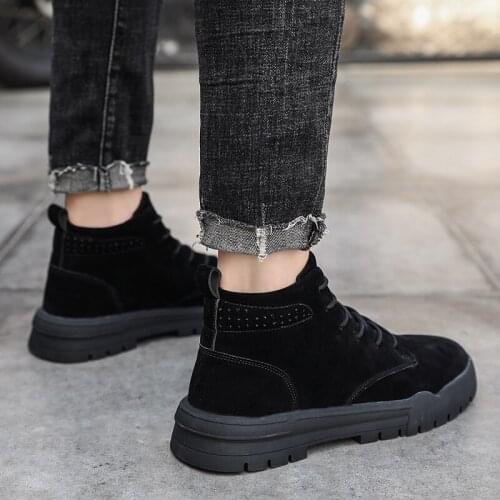 Man 2020 sale slip work leisure sapatos cuero Mens for mens hot shoe causal black coturno fashion home casuales botas men dress