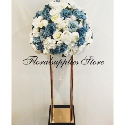 New Rectangle Geometrical Stand Metal Flower Stand Frame Wedding Columns Marriage Decoration Table Centerpiece Tall Vases