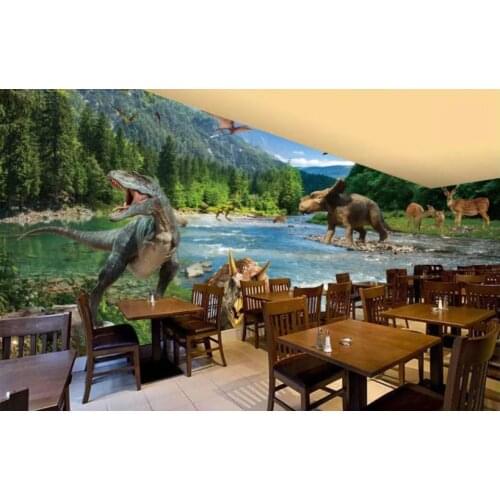 Wallpaper for walls 3 d for living room 3D background wall through time and space