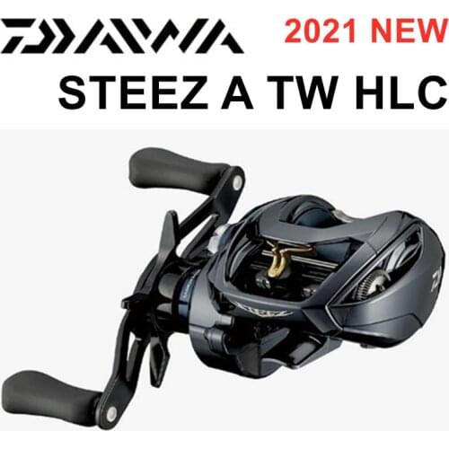 Original 2021 New Daiwa Steez A TW HLC Long Cast Low Profile Baitcasting Fishing Reel Made In Japan