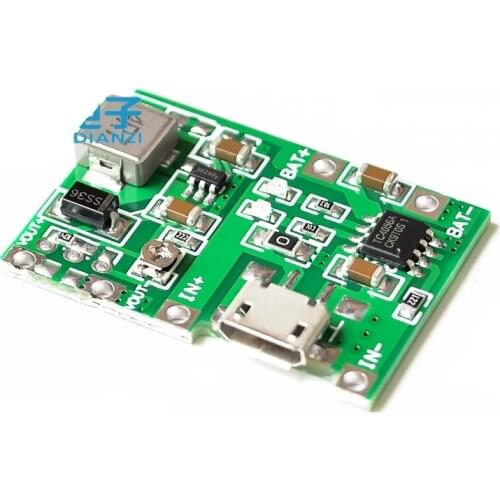 3.7V 4.2V Lithium Li-ion 18650 Battery Charger Board DC-DC Step Up Boost Lithium Battery Charging Step-Up Board Module