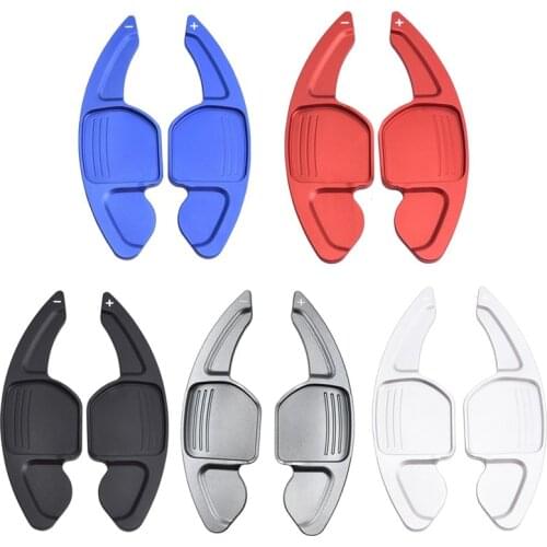 Pair Steering Wheel Paddle Shift Car Shift Paddle Shift Extension Aluminum For Audi A3 A4 A4L A5 A6 A7 A8 Q3 Q5 Q7 TT S3 R8