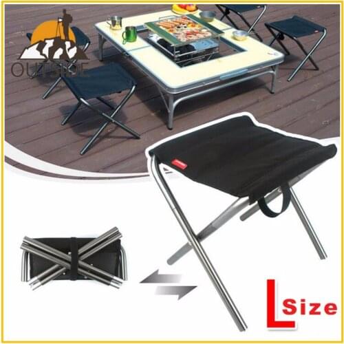 33*30*32CM Portable Folding Fishing Chair Seat Outdoor Lightweight Foldable Chair Camping Fishing Stool for Picnic Beach Chair
