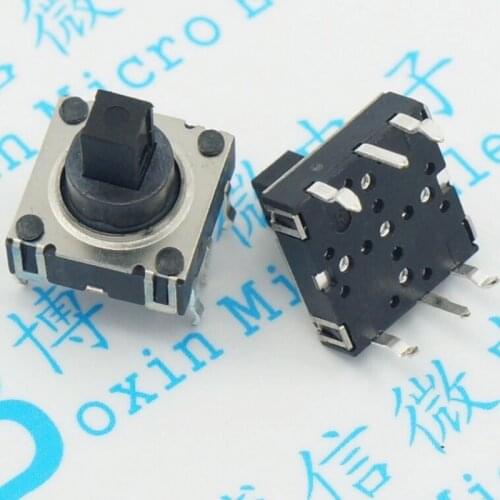 50pcs/lot DIP 5 Five way Switch Multi-direction Switch Touch Reset Key 10*10*10 MM Pin Multi direction