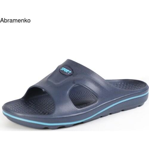 Home Slippers Men Bathroom Shoes Hole Leaking Sandals Indoor Men Shoes Shower Women Slipper Anti-slip Summer Slides Size 40-45