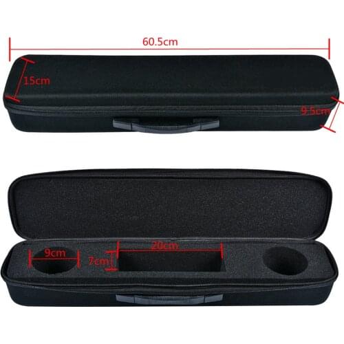 NEW 60cm lure Hard shell bag length Portable Fishing Rod bag Double Zipper Shockproof Storage Box Travel Fishing Tackle reel bag