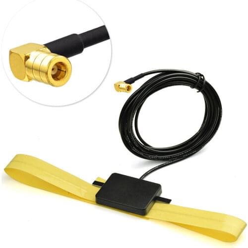 Superbat DAB Car Radios Aerial Internal Glass Mount of SMB Connector 3M Cable for Kenwood DAB