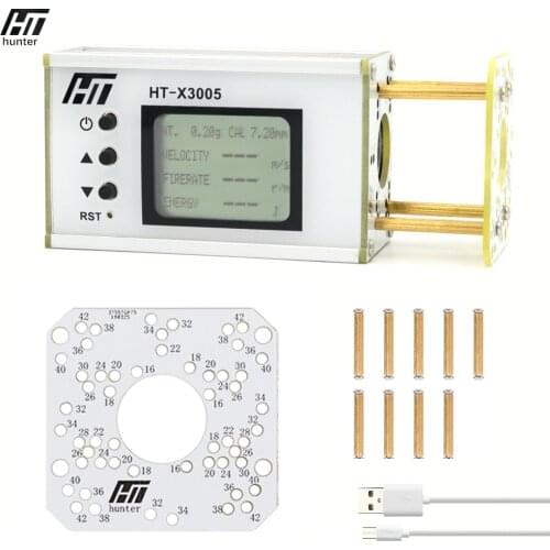 X3005 Shooting Speed Meter Ball Velocity Energy Measurement Chronograph Shooting Bullet Speed Tester with Backlight LCD