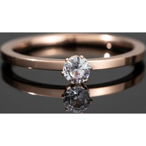 YUEFUZHANG Rings With Diamonds