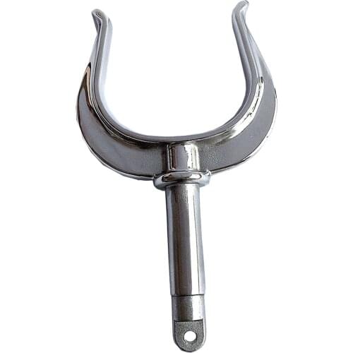 Stainless Steel Rudder Lock Oarlock Rowlocks Side Mount Heavy Duty Accessories