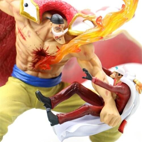 1Pcs Anime action figure WHITE BEARD Pirates Edward Newgate Collectible Action Figures PVC Model Toys gifts for boys