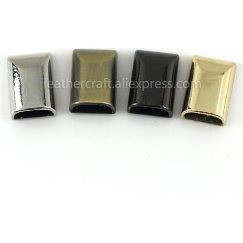 10pcs Metal Zipper Stopper Zipper Tail Clip Stop Tail Plug Head with Screw DIY bag Leather Hardware Leather Craft 17mm(11/16")