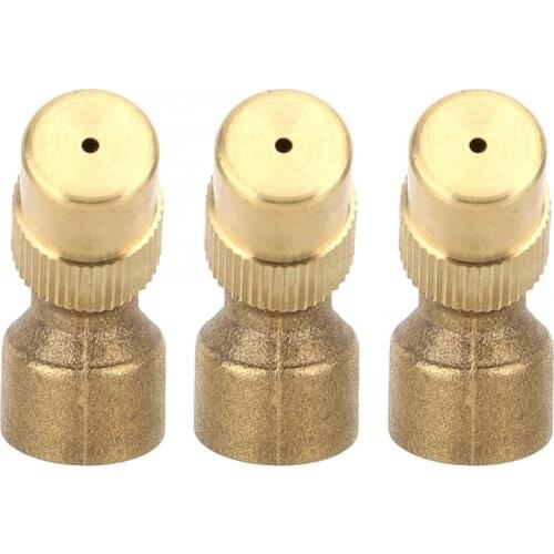 3PCS Garden Irrigation Agricultural Atomizing Sprinkler Sprayer Head G1/4'' Misting M14 Nozzle 45 Degree