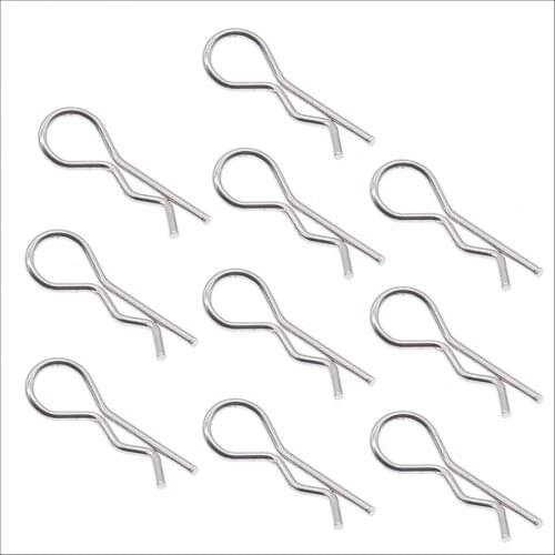 8 pcs/set steel body clips for rc hobby model car 1-10 ECX 2WD series upgraded hop-up parts