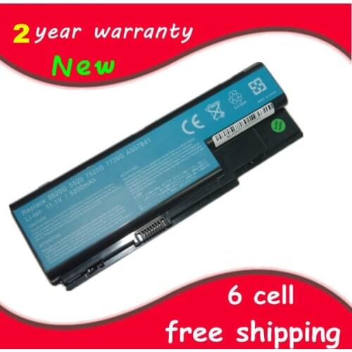 Juyaning Laptop battery for Acer TravelMate 7230 7330 7530 7530G 7730 7730G eMachines E510 E520 G420 G520 G620 G720 LJ65