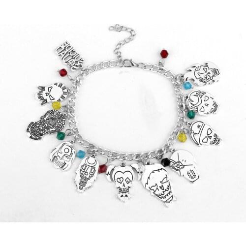 Stranger Things Anime Charm Bracelet Stranger Thing Camera Motorcycle Phone Bracelet Bangle Vintage Friends Don't Lie Jewelry