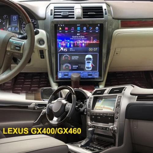 Car Radio GPS Navigation PX6 15 inch Tesla Bluetooth Screen Android 9 Multimedia For LEXUS GX400 GX GX460 2015 Stereo Head Unit