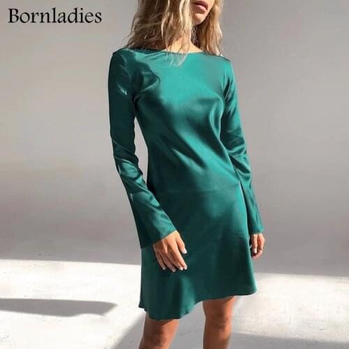 Модные платья-трапеции Bornladies China At AliExpress