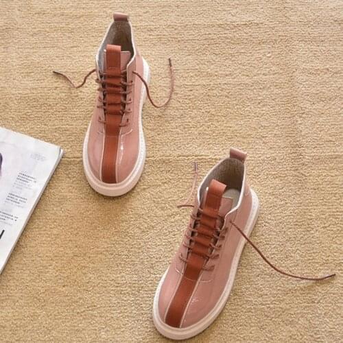 2021 Fashion Shoes Women Winter Boots Warm Plush Cold Winter Women Ankle Boots Thick Sole Female Botas Pink Black A3019