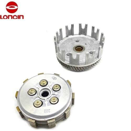 250cc engine clutch plate comp for Loncin MT250 kayo KT250 hengjian 2 stroke DT230 Motorcycle dirt bike