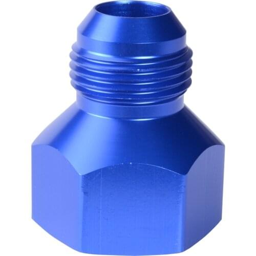 ESPEEDER AN 12 Female Flare To AN 10 Male Anodized Aluminum Reducer Fitting Oil Hose Adapter Red/Black/Blue